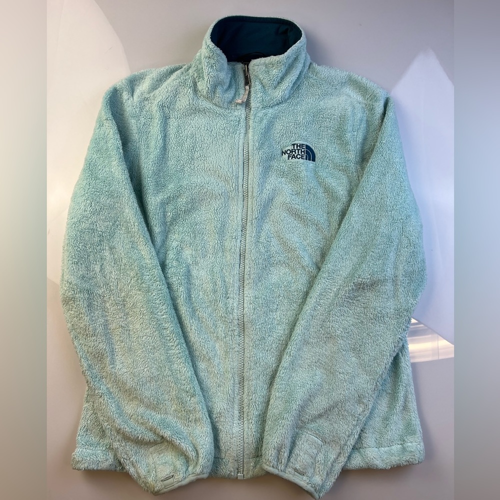 The North Face 100% polyester fleece zip up jacket r35-23 - Picture 1 of 5